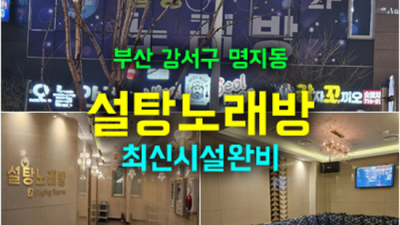 설탕노래방 정직한 웨이터 후회없을겁니다 신호하드코어 명지노래방 시스템